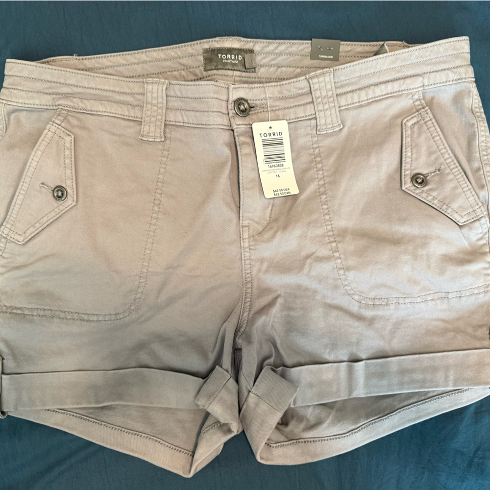 Torrid Light Gray Casual Shorts
